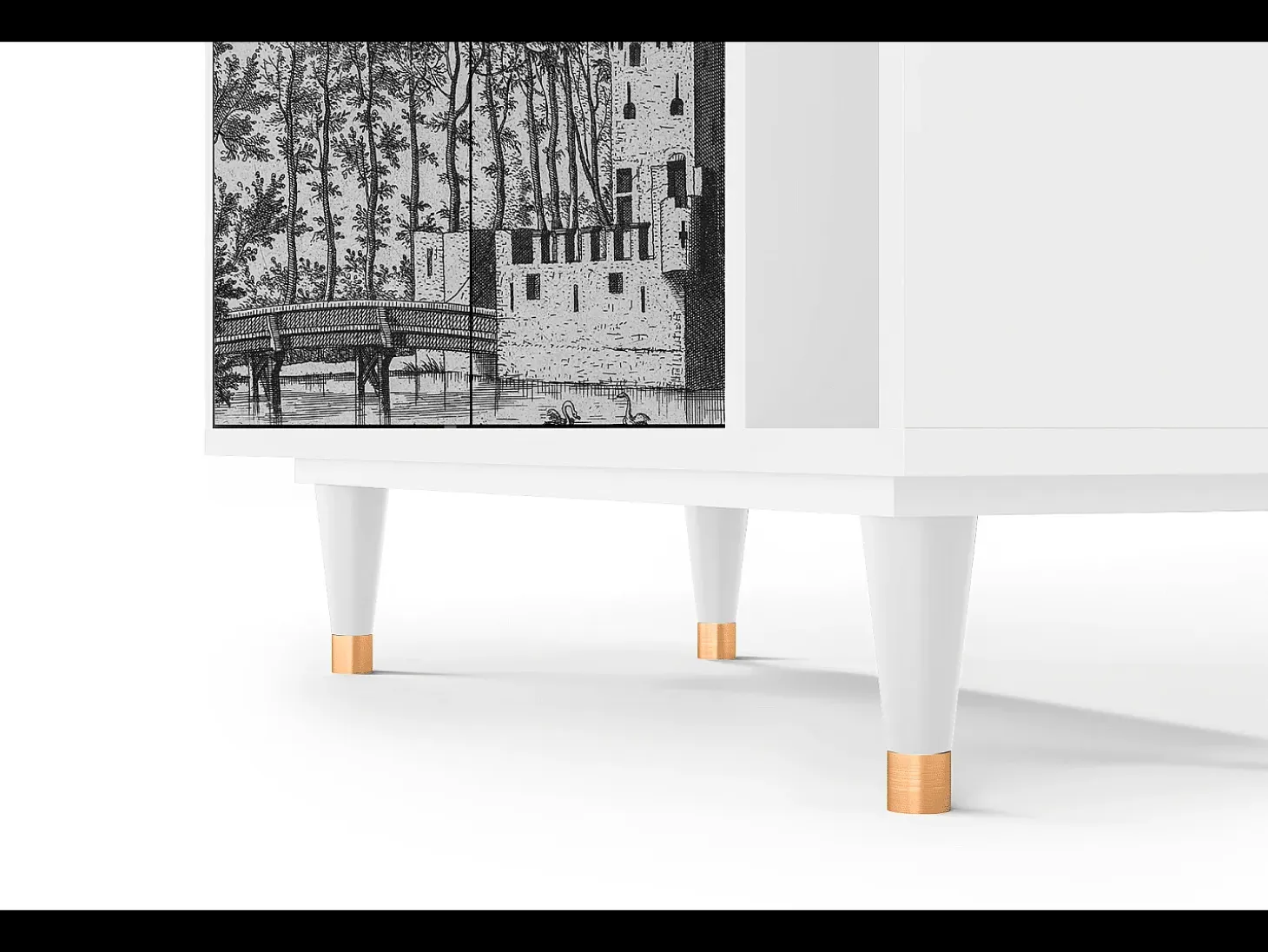 Aparador - 96х110х41 cm - BS6 - Castle by Breugel, Blanco