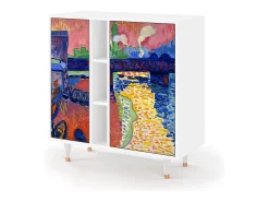 Aparador - 94х96х41 cm - BS5 - Charing Cross Bridge, Blanco
