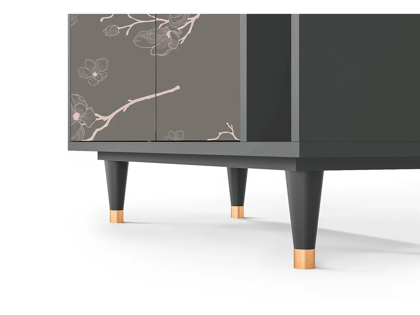 Aparador - 96х110х41 cm - BS6 - Cherry Blossom, Antracita