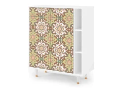 Aparador - 96х110х41 cm - BS6 - Chinese Tea, Blanco