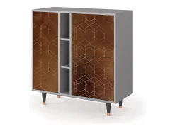 Aparador - 94х96х41 cm - BS5 - Chocolate Bar, Gris