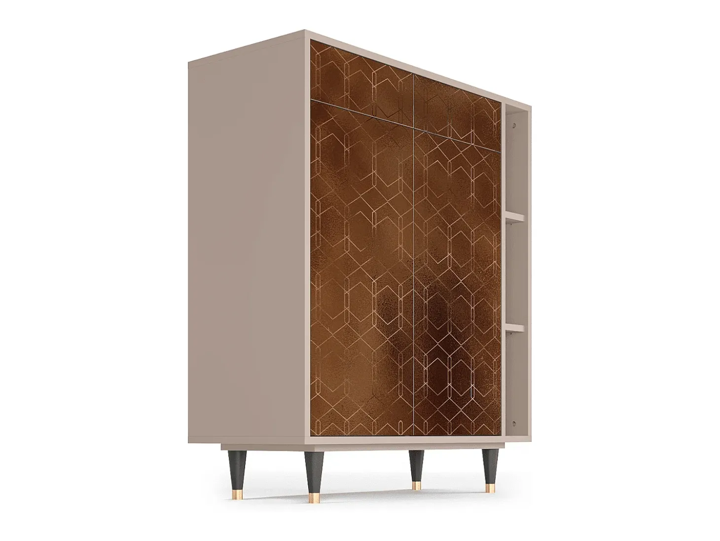 Aparador - 96х110х41 cm - BS6 - Chocolate Bar, Latte