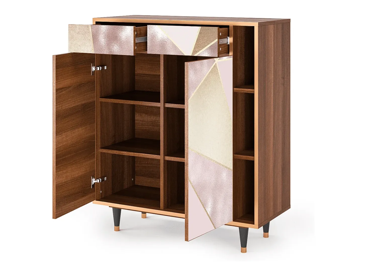 Aparador - 96х110х41 cm - BS6 - Cosmopolitan Diva, Nogal