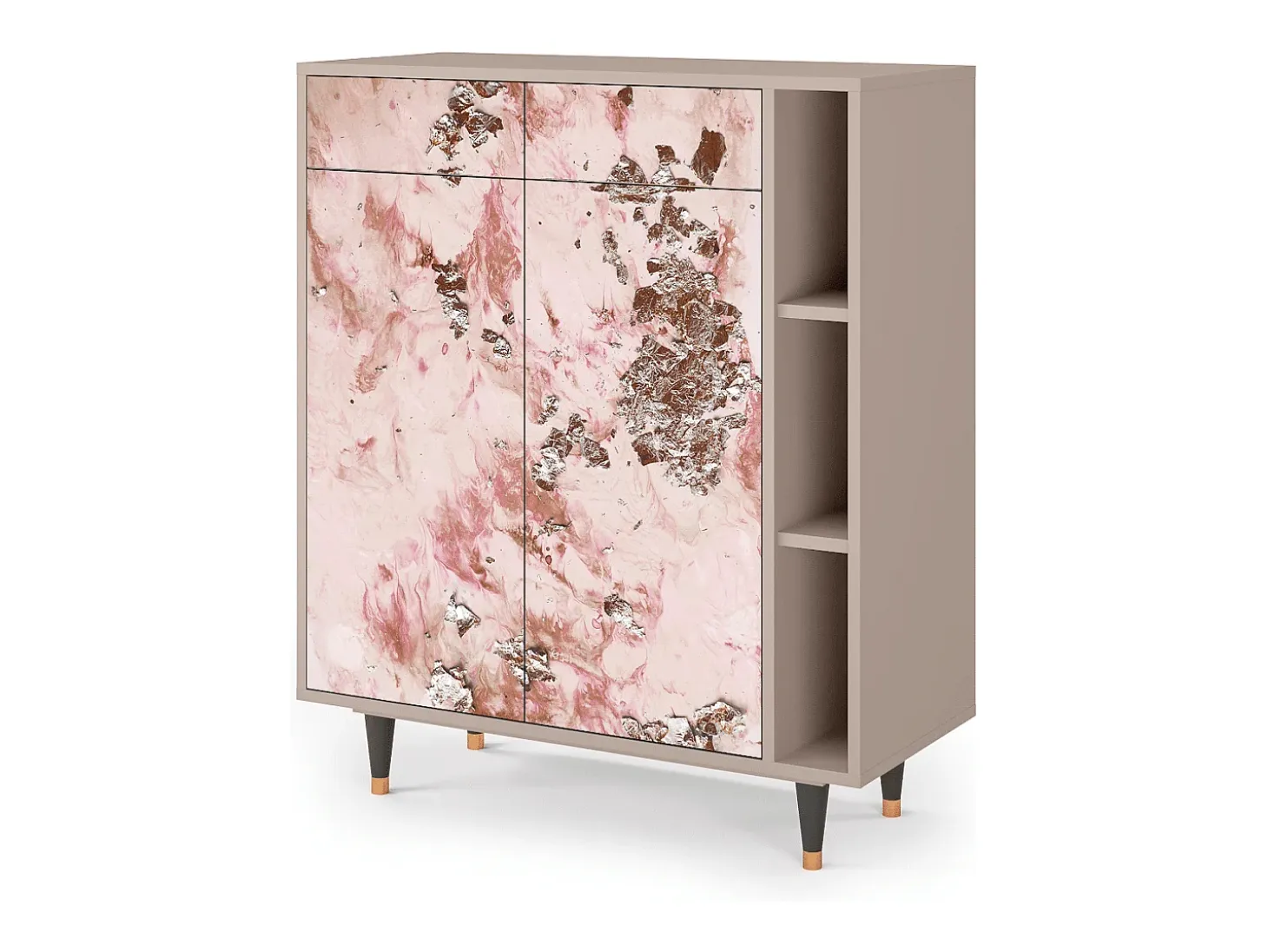 Aparador - 96х110х41 cm - BS6 - Cotton Candy, Latte