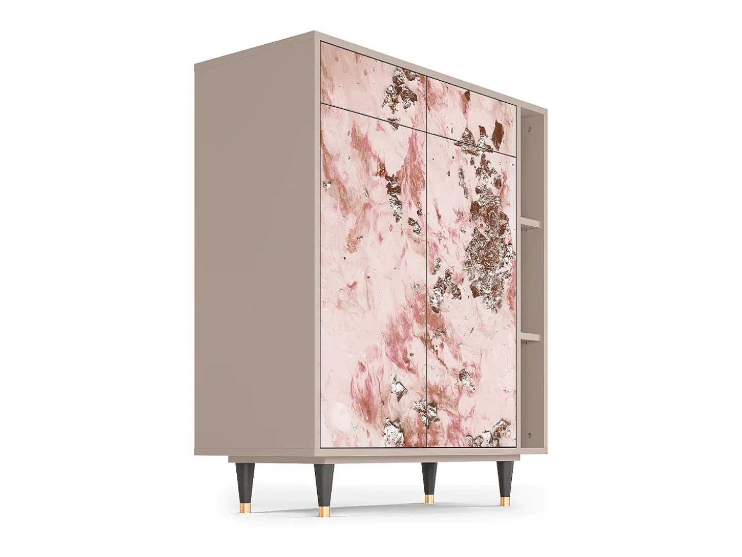Aparador - 96х110х41 cm - BS6 - Cotton Candy, Latte