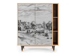 Aparador - 96х110х41 cm - BS6 - Country Village, Nogal