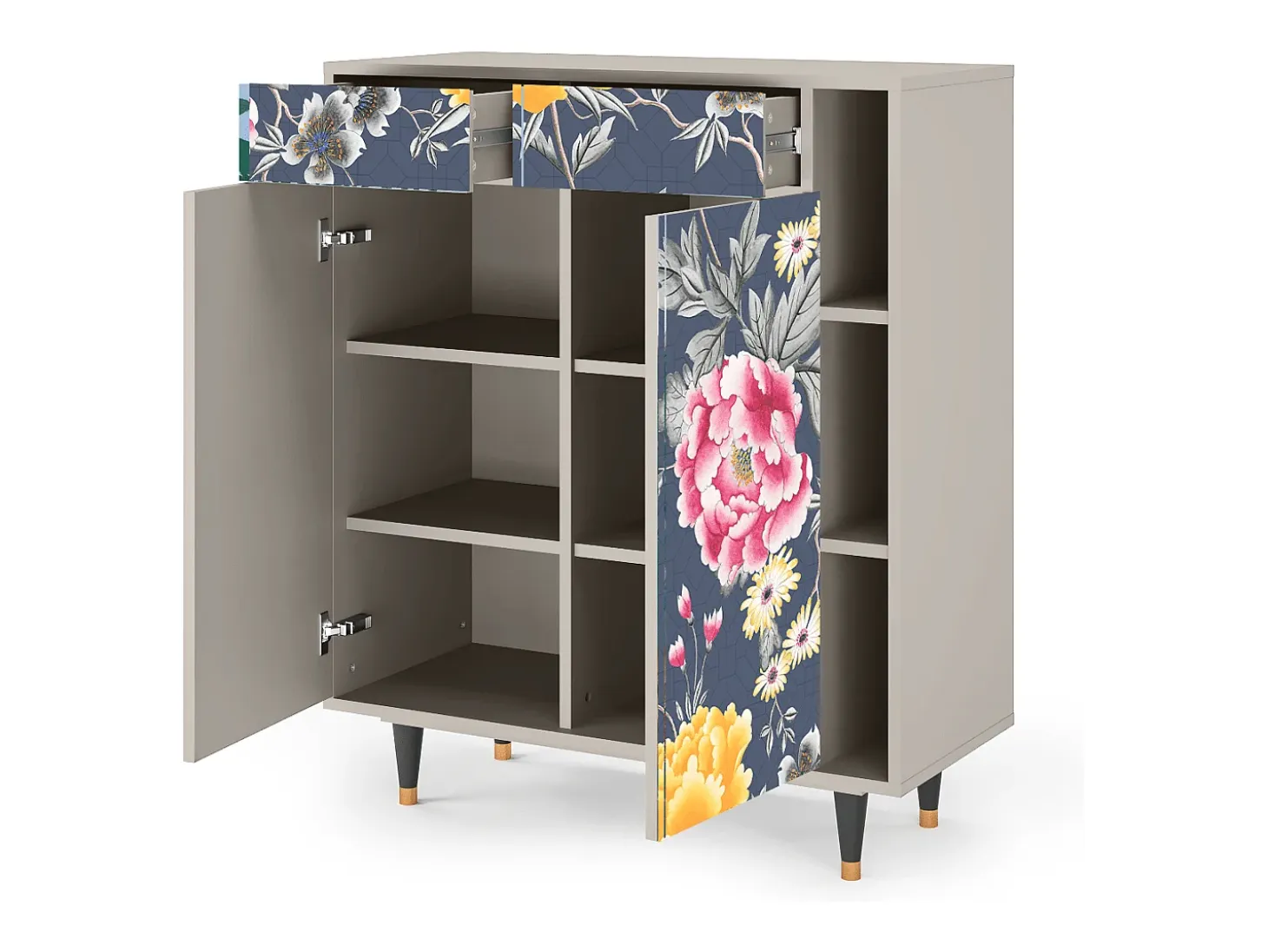 Aparador - 96х110х41 cm - BS6 - Dark Flower Bed, Arena
