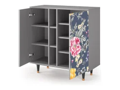 Aparador - 94х96х41 cm - BS5 - Dark Flower Bed, Gris