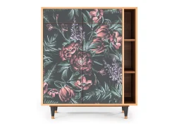 Aparador - 96х110х41 cm - BS6 - Dark Peonies, Nogal