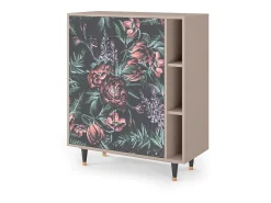 Aparador - 96х110х41 cm - BS6 - Dark Peonies, Latte