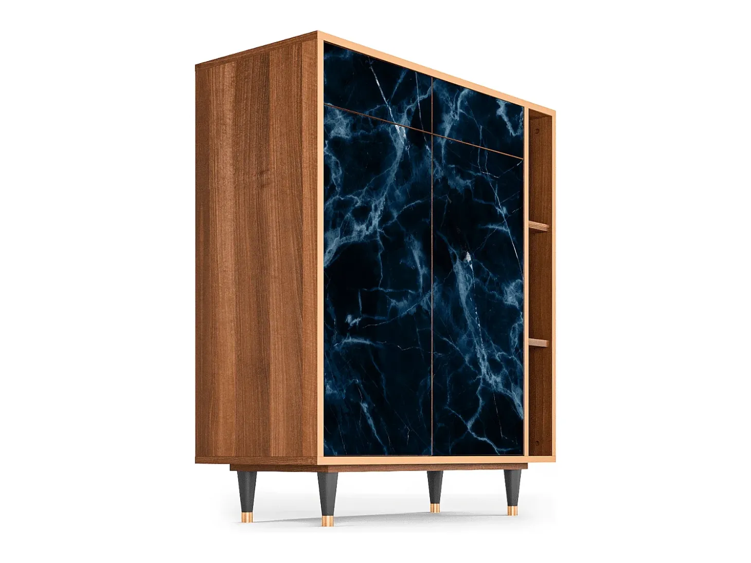 Aparador - 96х110х41 cm - BS6 - Deep Ocean, Nogal