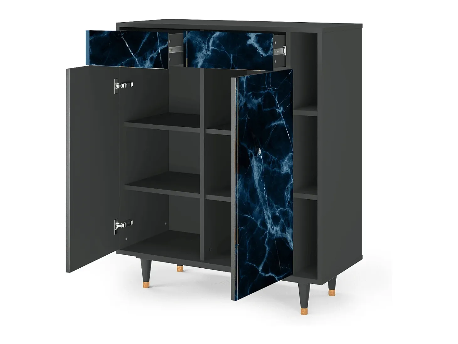 Aparador - 96х110х41 cm - BS6 - Deep Ocean, Antracita