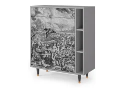Aparador - 96х110х41 cm - BS6 - Departure, Gris
