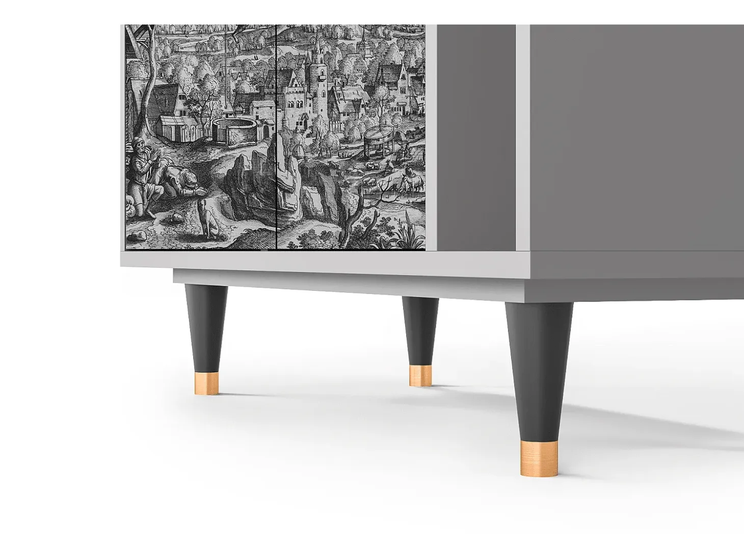 Aparador - 96х110х41 cm - BS6 - Departure, Gris