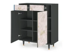 Aparador - 96х110х41 cm - BS6 - Dirty Roses, Antracita