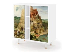 Aparador - 94х96х41 cm - BS5 - Elder The Tower, Blanco