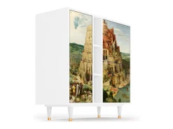 Aparador - 94х96х41 cm - BS5 - Elder The Tower, Blanco
