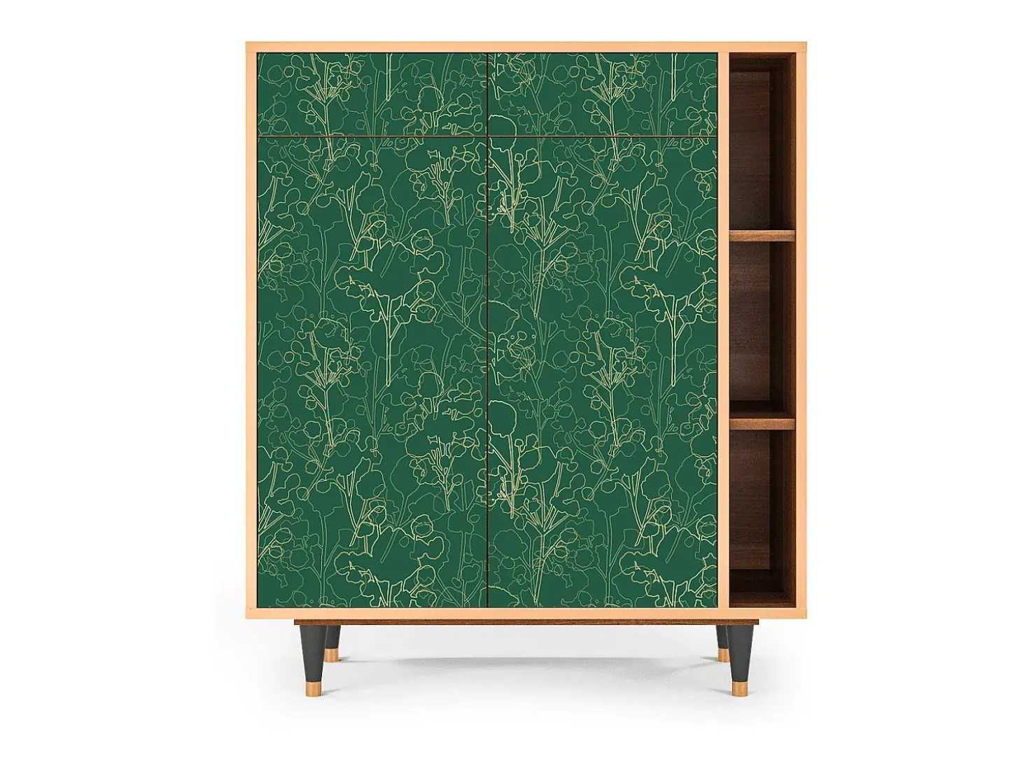 Aparador - 96х110х41 cm - BS6 - Emerald Forest, Nogal