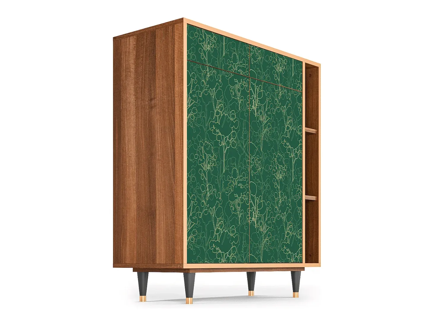 Aparador - 96х110х41 cm - BS6 - Emerald Forest, Nogal