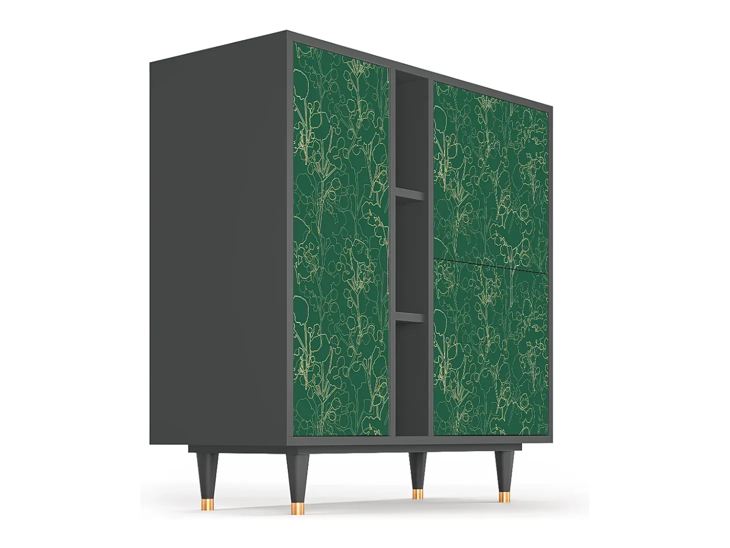Aparador - 94х96х41 cm - BS5 - Emerald Forest, Antracita
