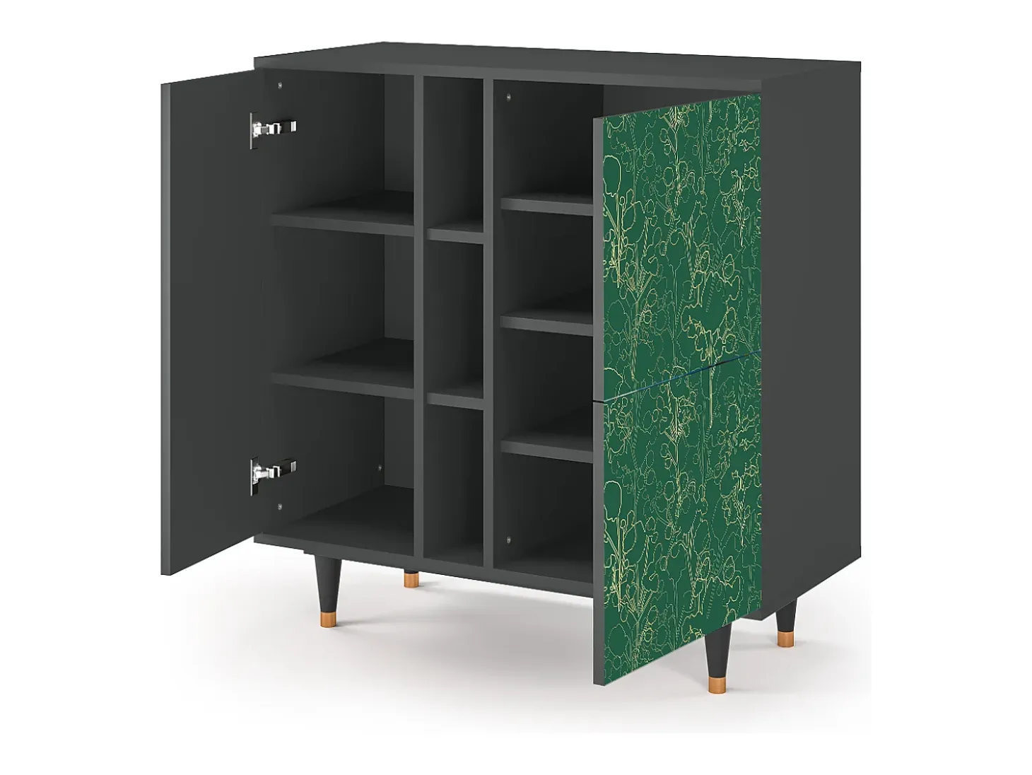 Aparador - 94х96х41 cm - BS5 - Emerald Forest, Antracita