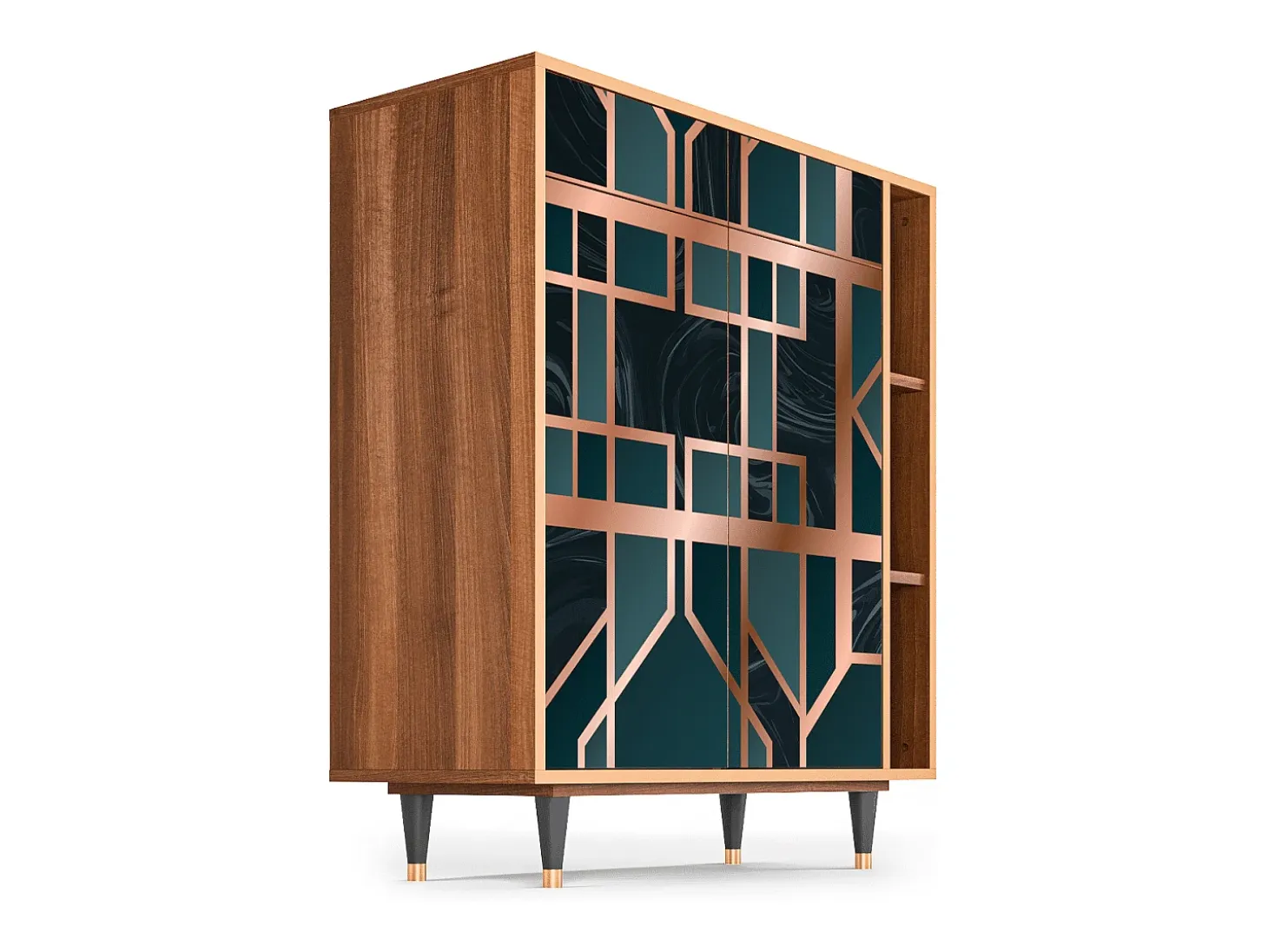 Aparador - 96х110х41 cm - BS6 - Emerald Metro, Nogal
