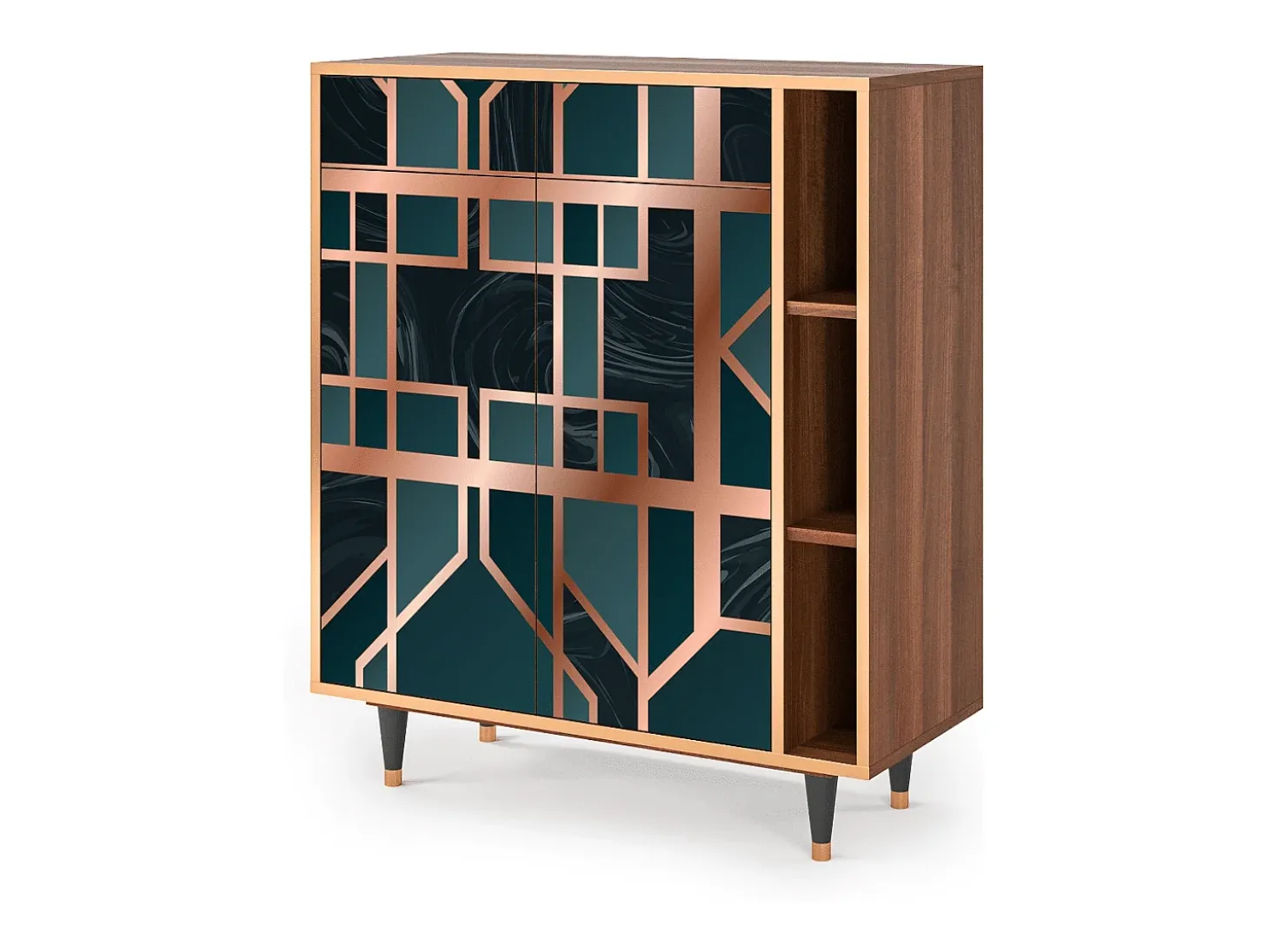 Aparador - 96х110х41 cm - BS6 - Emerald Metro, Nogal