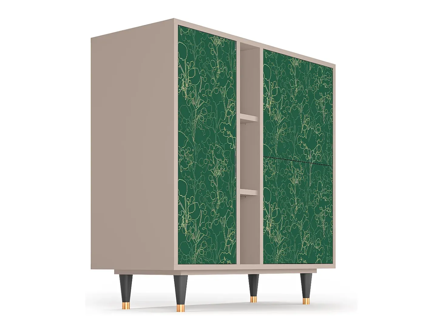 Aparador - 94х96х41 cm - BS5 - Emerald Forest, Latte