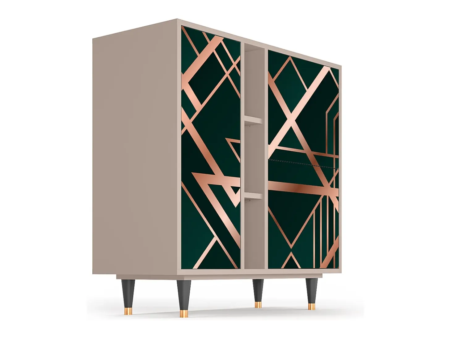 Aparador - 94х96х41 cm - BS5 - Emerald Gatsby, Latte
