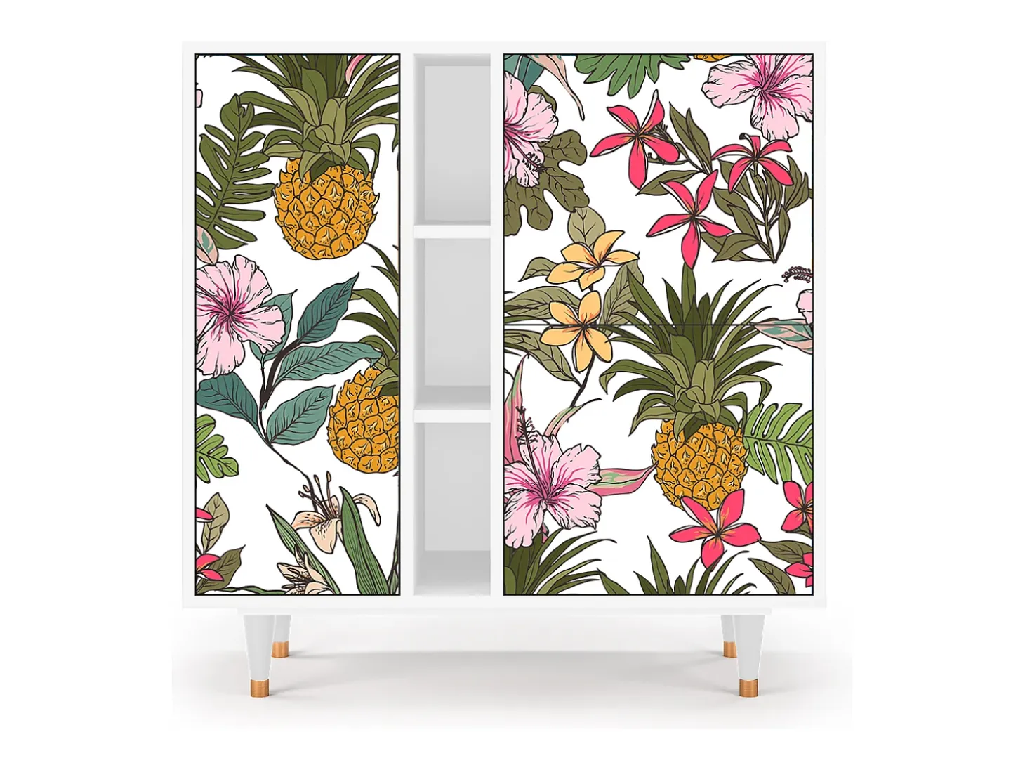 Aparador - 94х96х41 cm - BS5 - Estival Fruit, Blanco