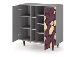 Aparador - 94х96х41 cm - BS5 - Fine Wine, Gris