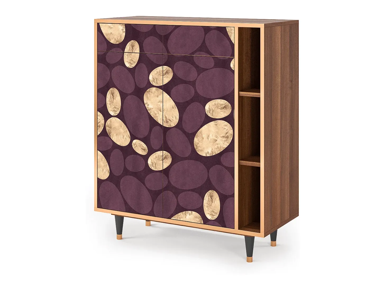 Aparador - 96х110х41 cm - BS6 - Fine Wine, Nogal