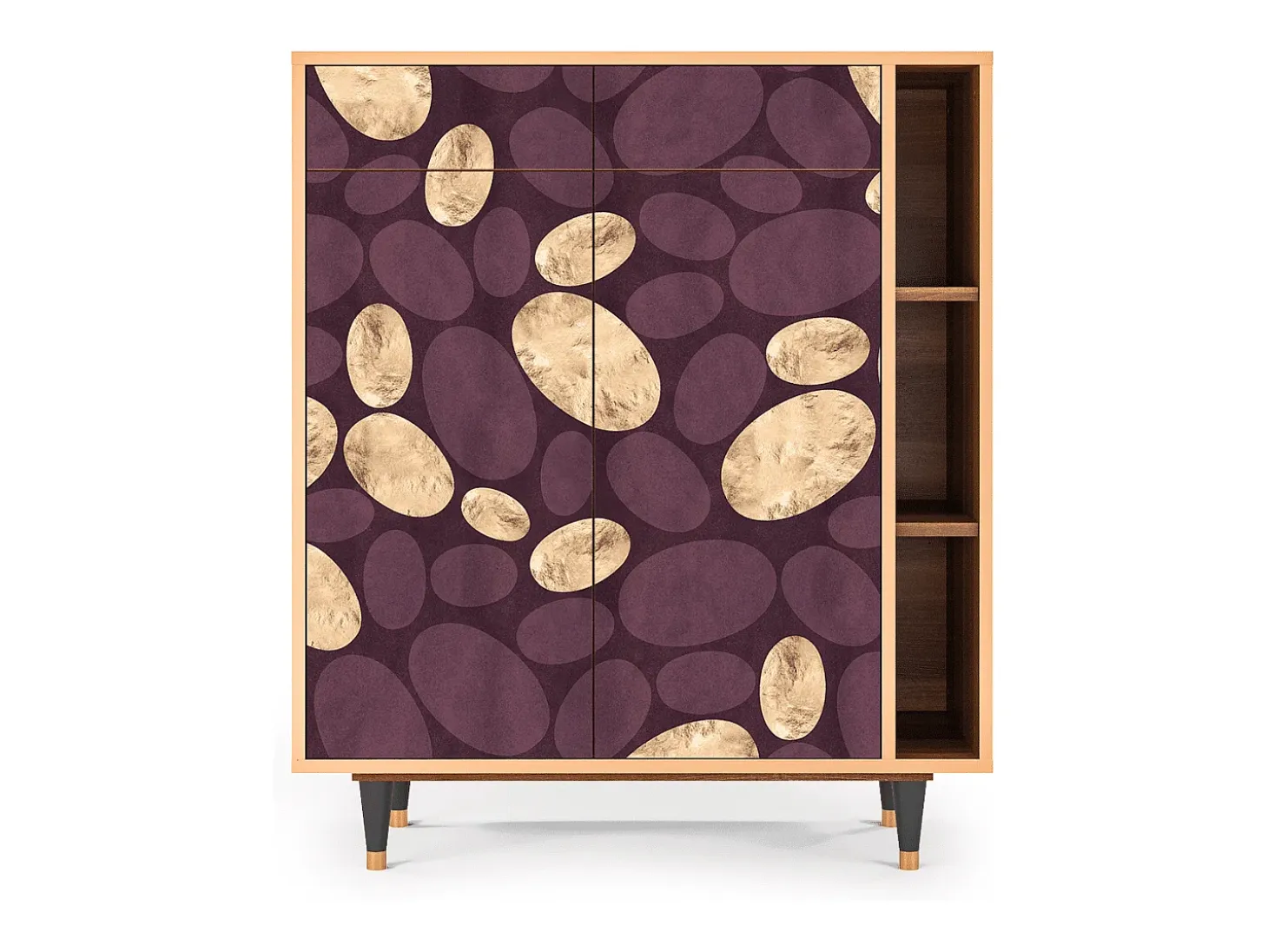 Aparador - 96х110х41 cm - BS6 - Fine Wine, Nogal