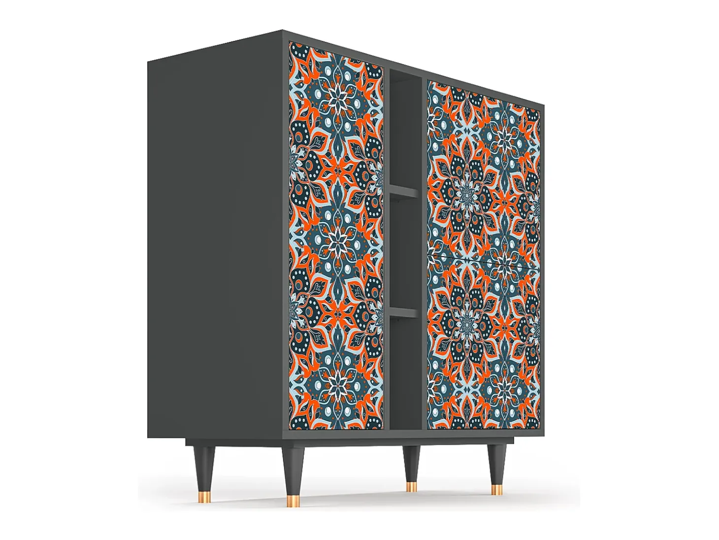 Aparador - 94х96х41 cm - BS5 - Fire Beetle, Antracita