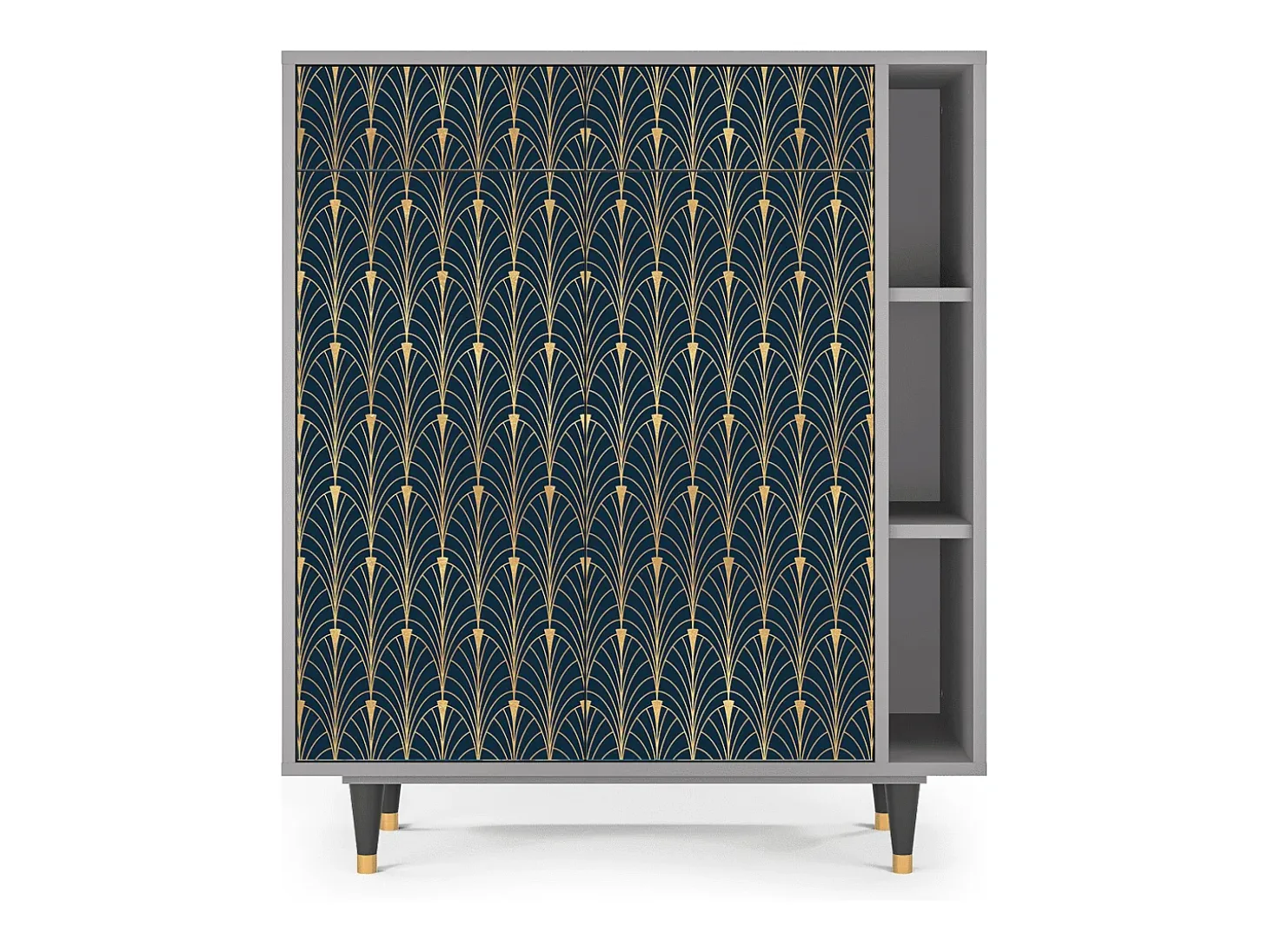 Aparador - 96х110х41 cm - BS6 - Flower of the Nile, Gris