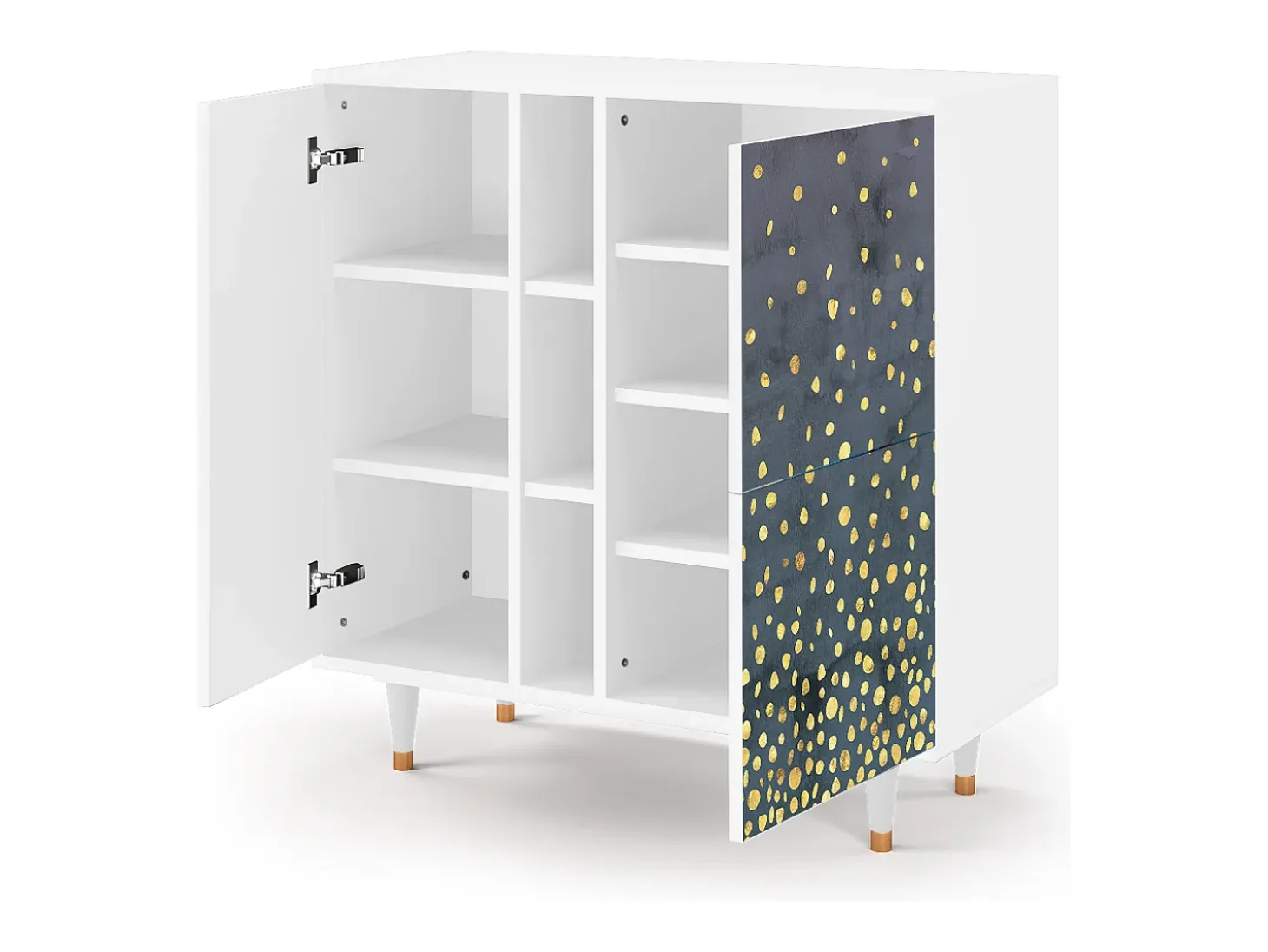 Aparador - 94х96х41 cm - BS5 - Foggy Lights, Blanco