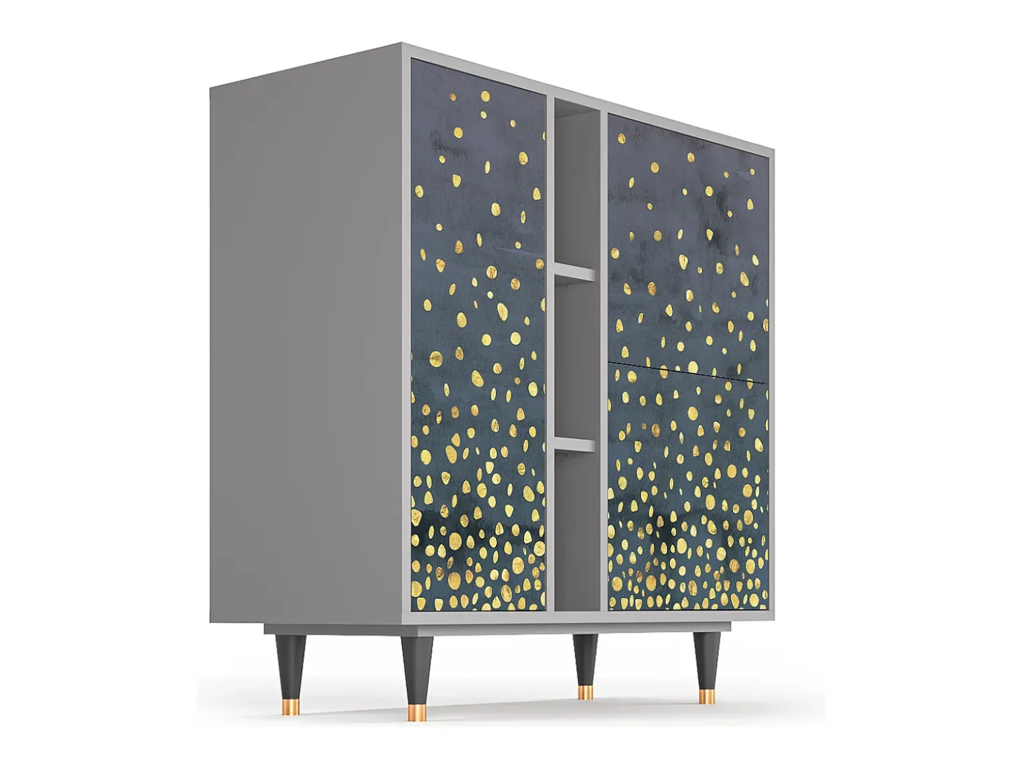 Aparador - 94х96х41 cm - BS5 - Foggy Lights, Gris