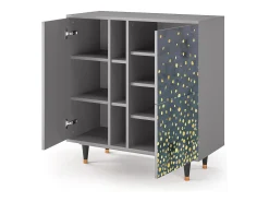 Aparador - 94х96х41 cm - BS5 - Foggy Lights, Gris
