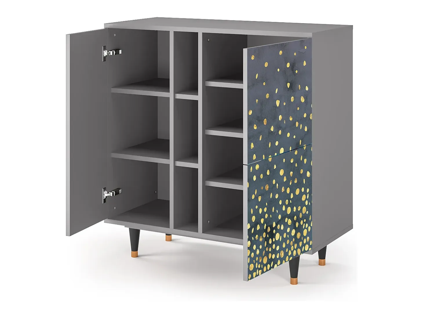 Aparador - 94х96х41 cm - BS5 - Foggy Lights, Gris