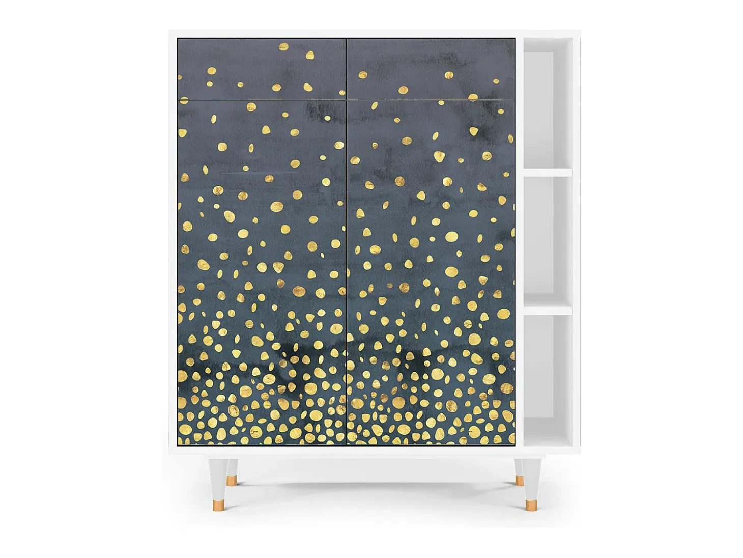Aparador - 96х110х41 cm - BS6 - Foggy Lights, Blanco