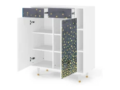 Aparador - 96х110х41 cm - BS6 - Foggy Lights, Blanco