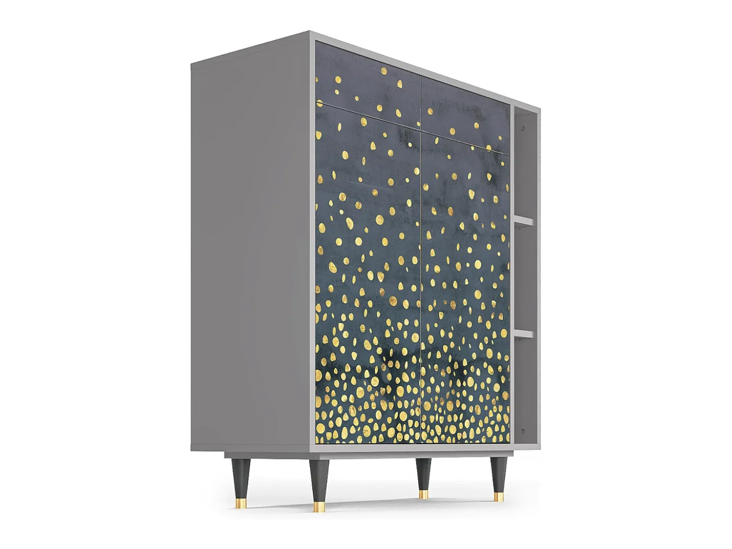 Aparador - 96х110х41 cm - BS6 - Foggy Lights, Gris