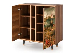 Aparador - 94х96х41 cm - BS5 - Garden of Delights , Nogal