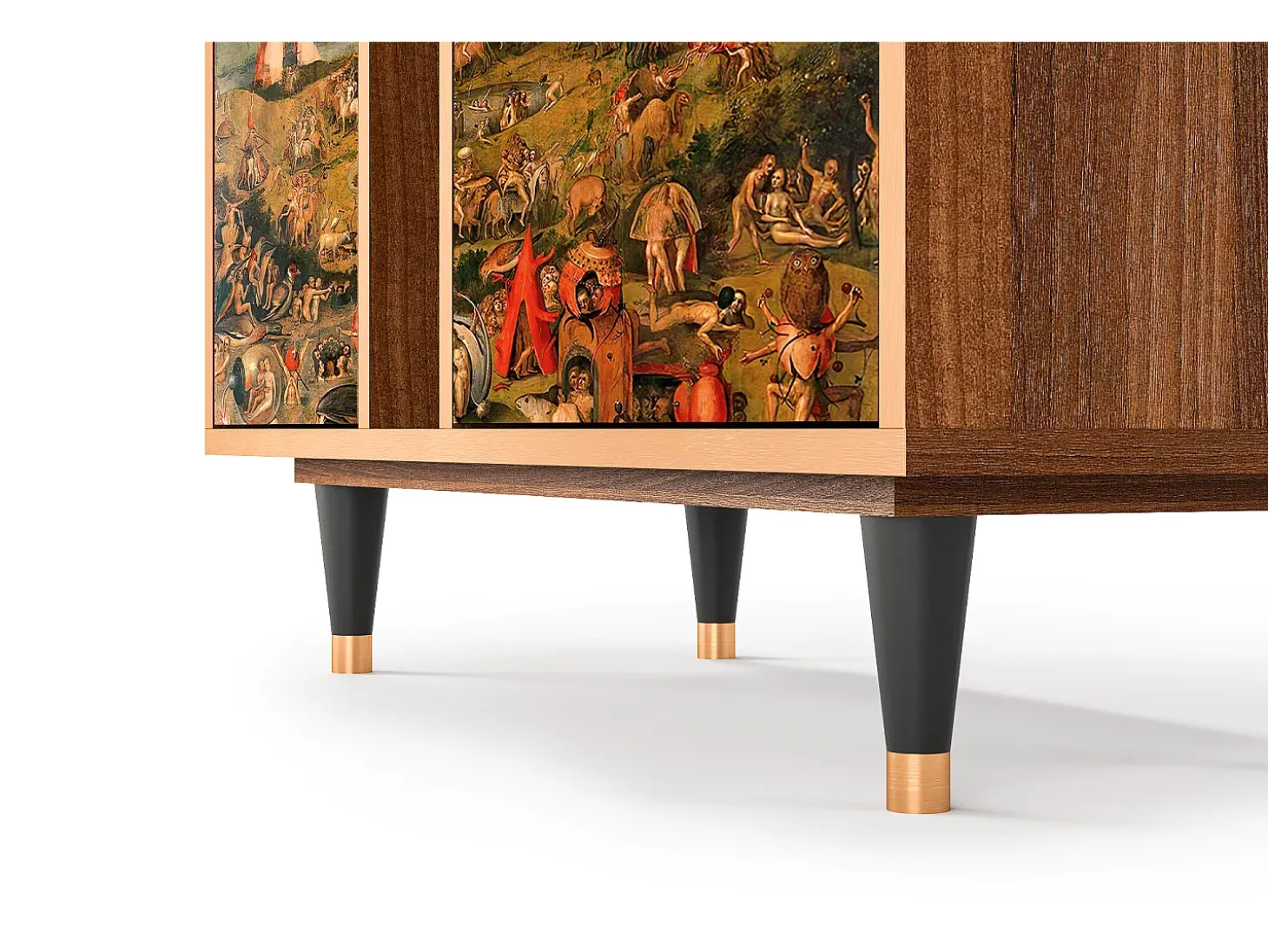 Aparador - 94х96х41 cm - BS5 - Garden of Delights , Nogal
