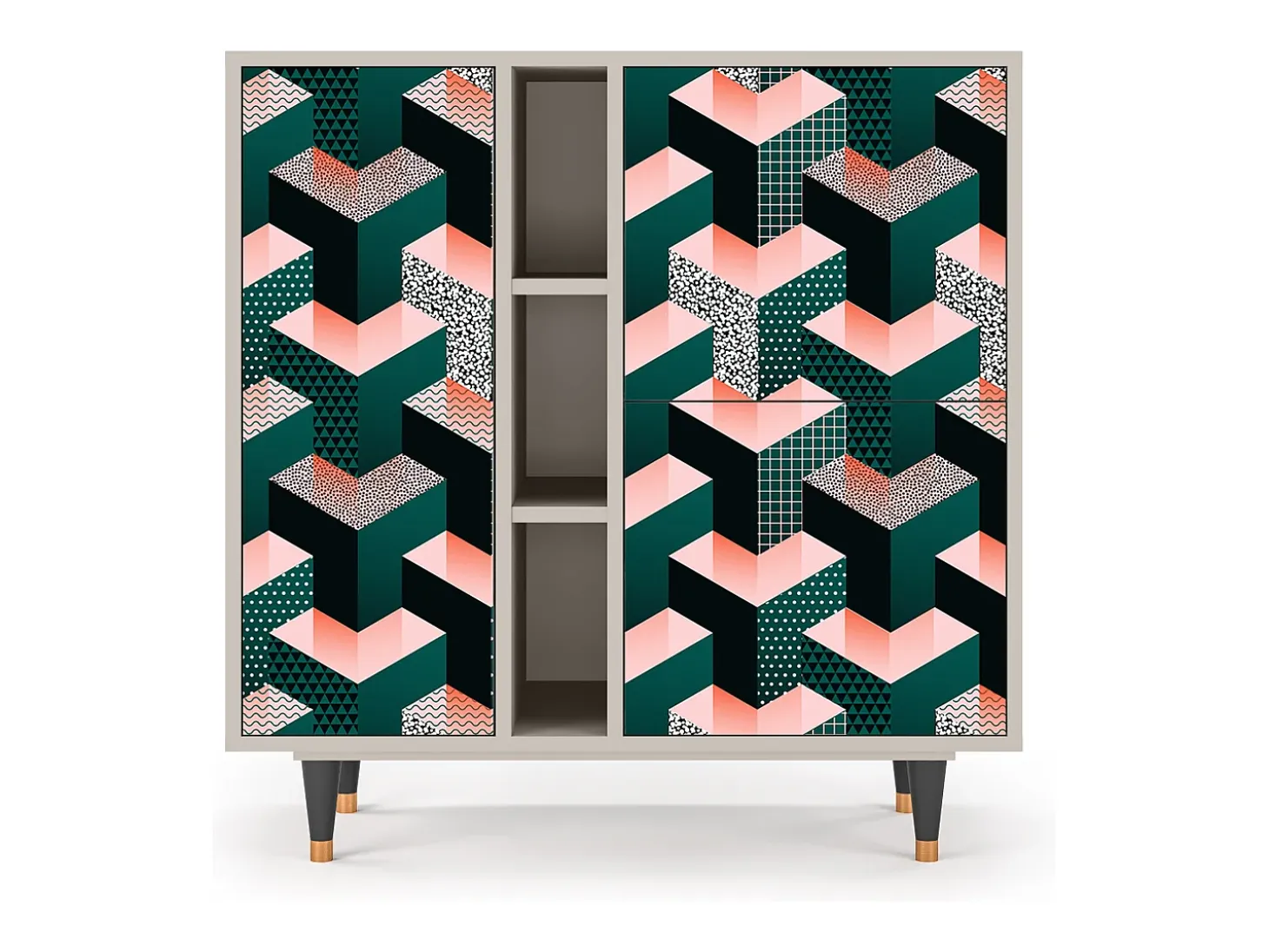 Aparador - 94х96х41 cm - BS5 - Geometric Madness, Arena