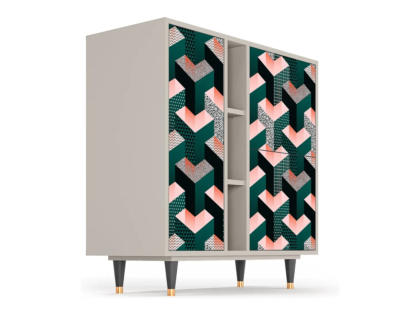 Aparador - 94х96х41 cm - BS5 - Geometric Madness, Arena