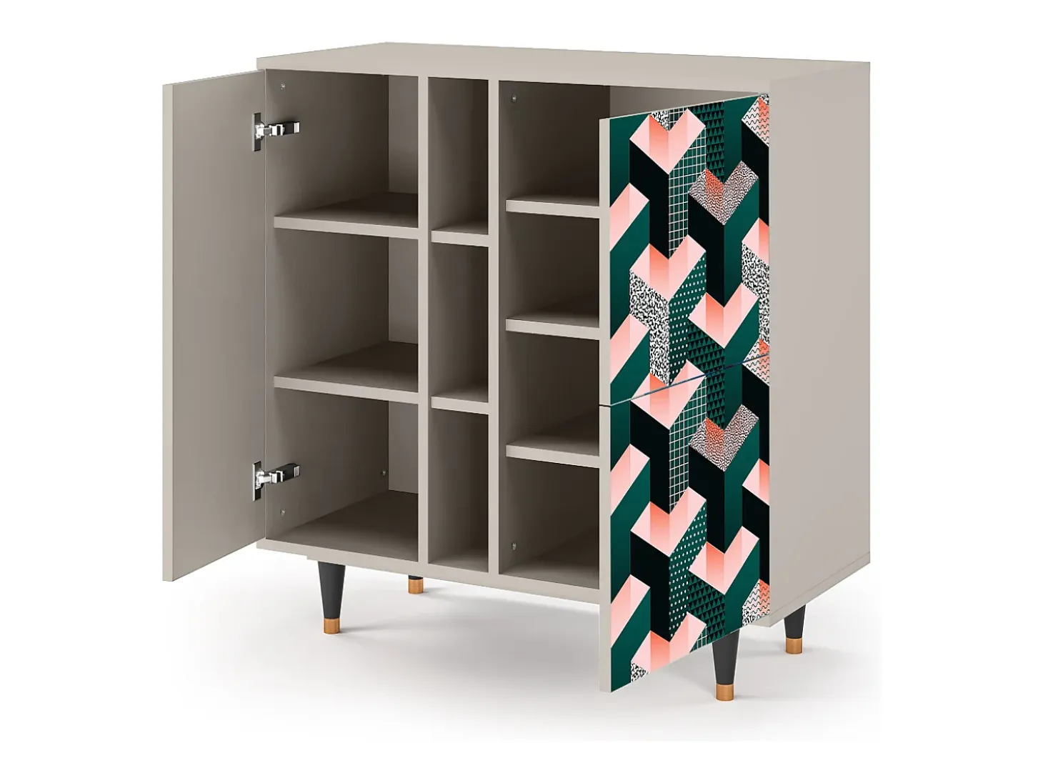 Aparador - 94х96х41 cm - BS5 - Geometric Madness, Arena