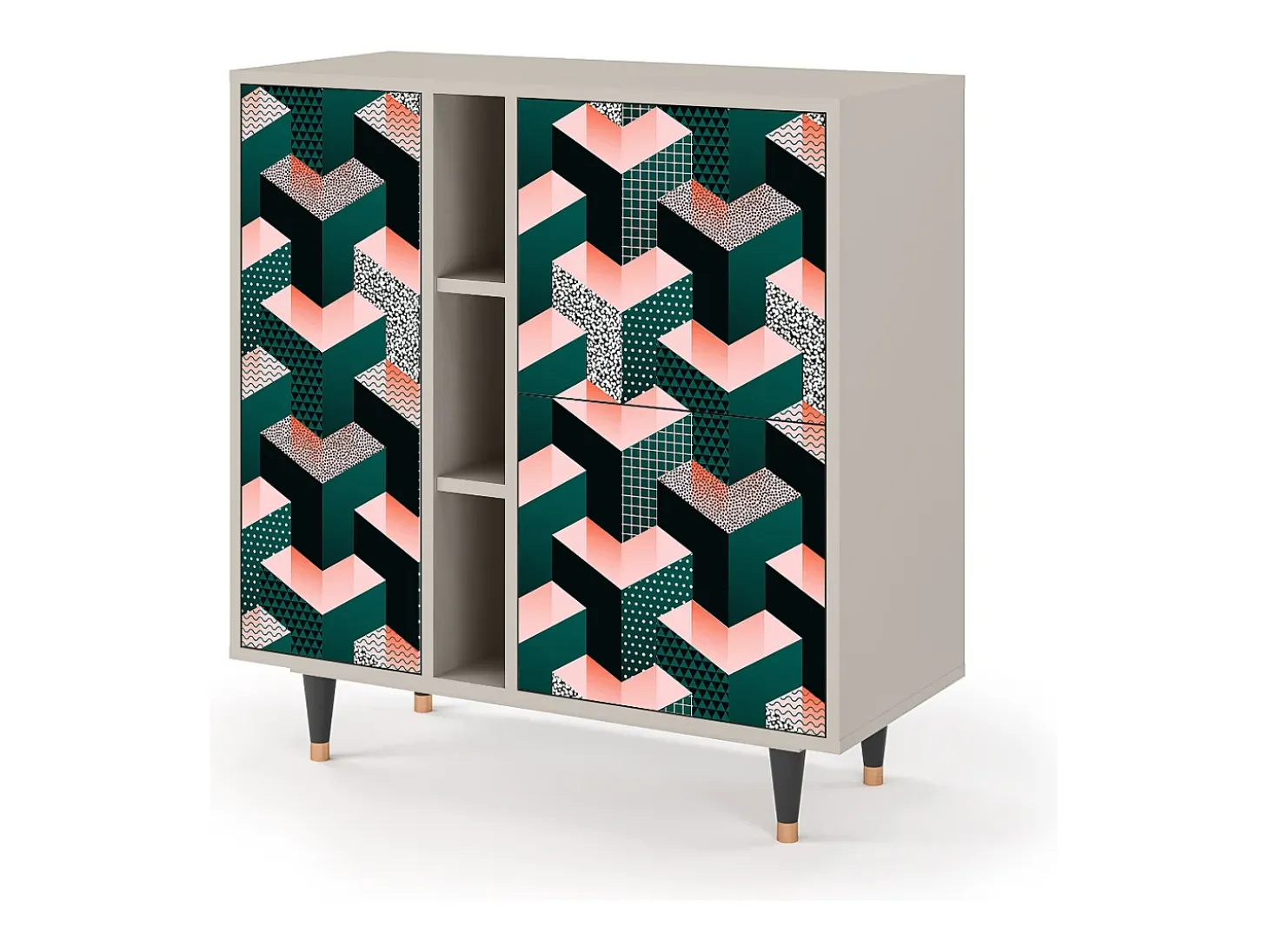 Aparador - 94х96х41 cm - BS5 - Geometric Madness, Arena