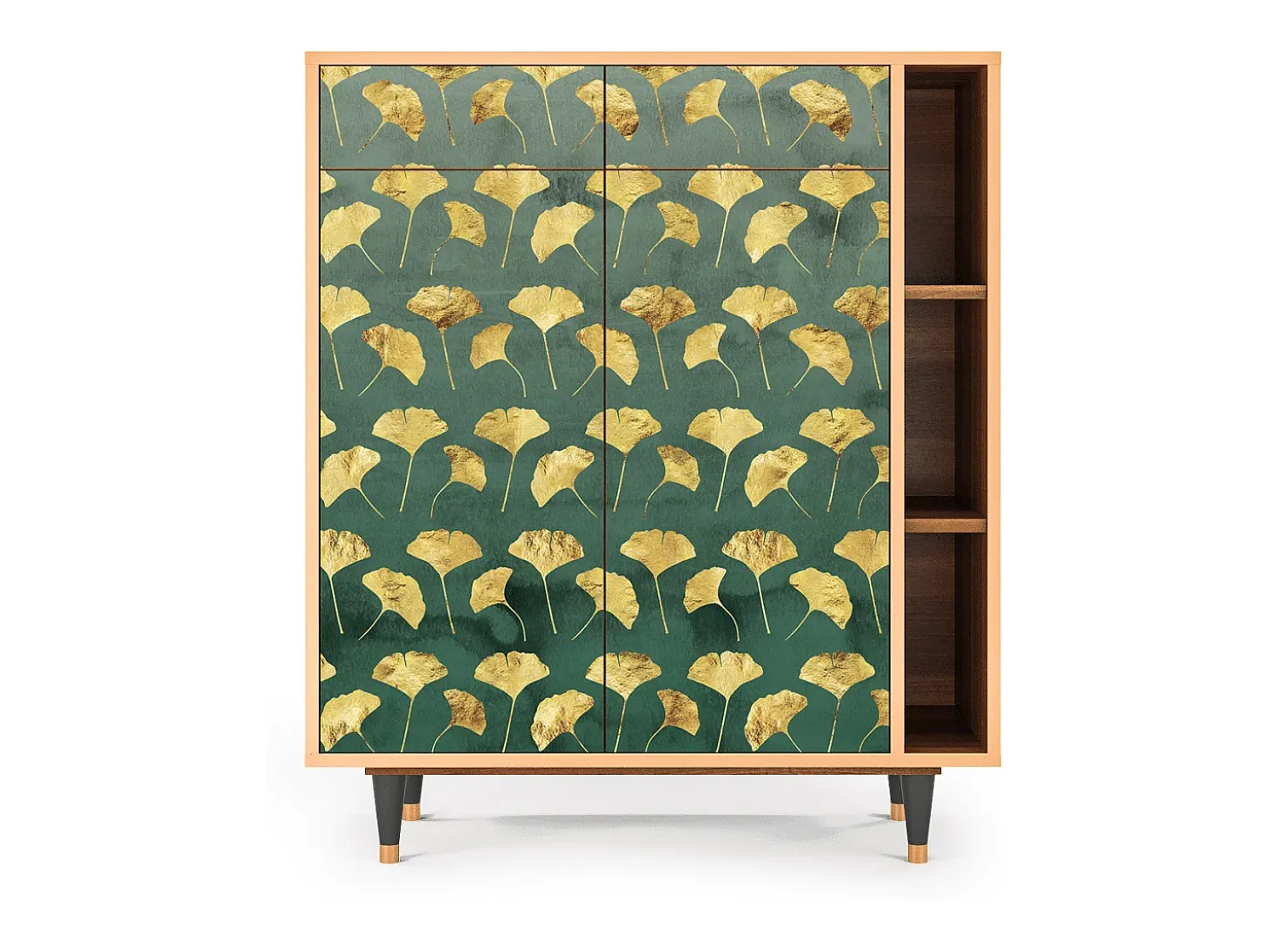 Aparador - 96х110х41 cm - BS6 - Gingko leaves, Nogal