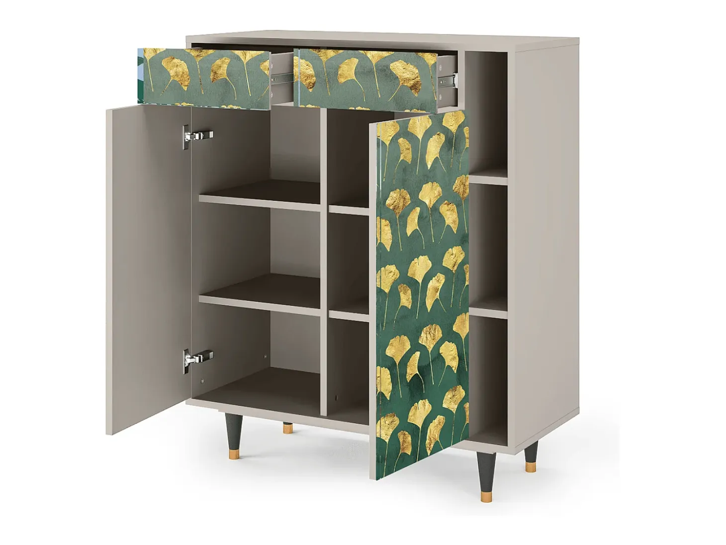 Aparador - 96х110х41 cm - BS6 - Gingko leaves, Arena